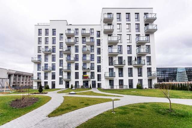 Апартаменты Central Castle View Riverside Apartment by Houseys Вильнюс-52